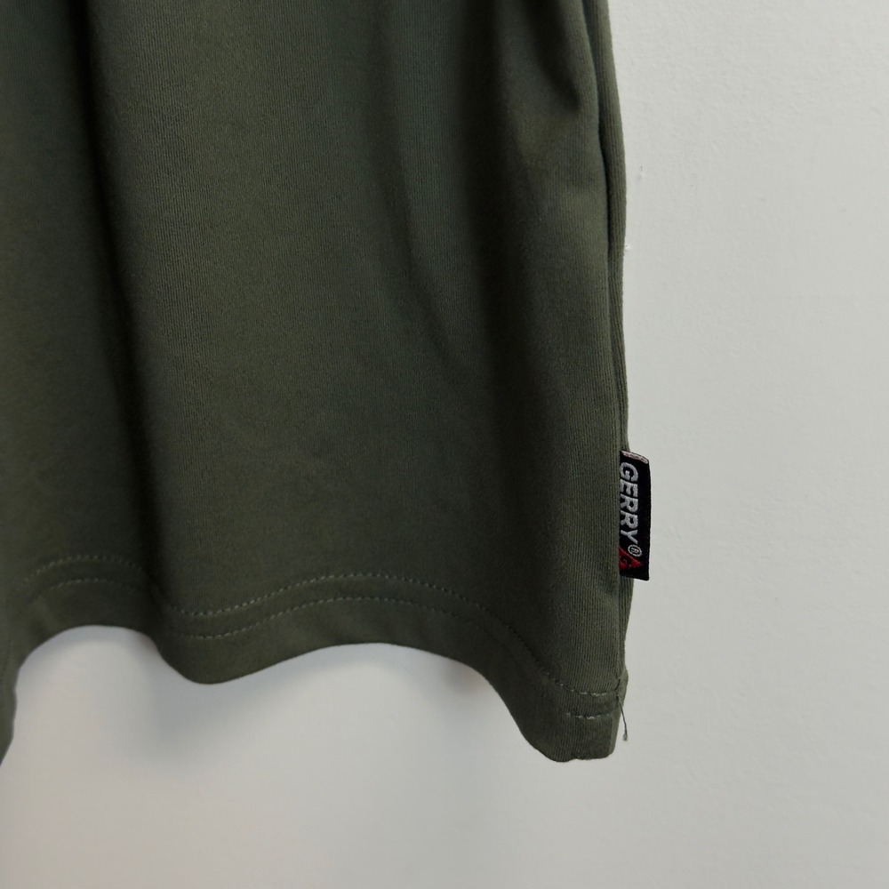 NEW Gerry Mens 3XL Olive Green Short Sleeve Polo Shirt Performance Stretch - Picture 5 of 8